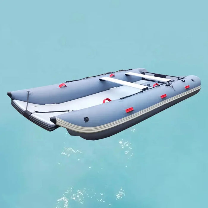 Remote Control Catamaran Boat With Inflatable Drop-stitch Air Hull Sailing Boat Catamaran For Fishing Leisure