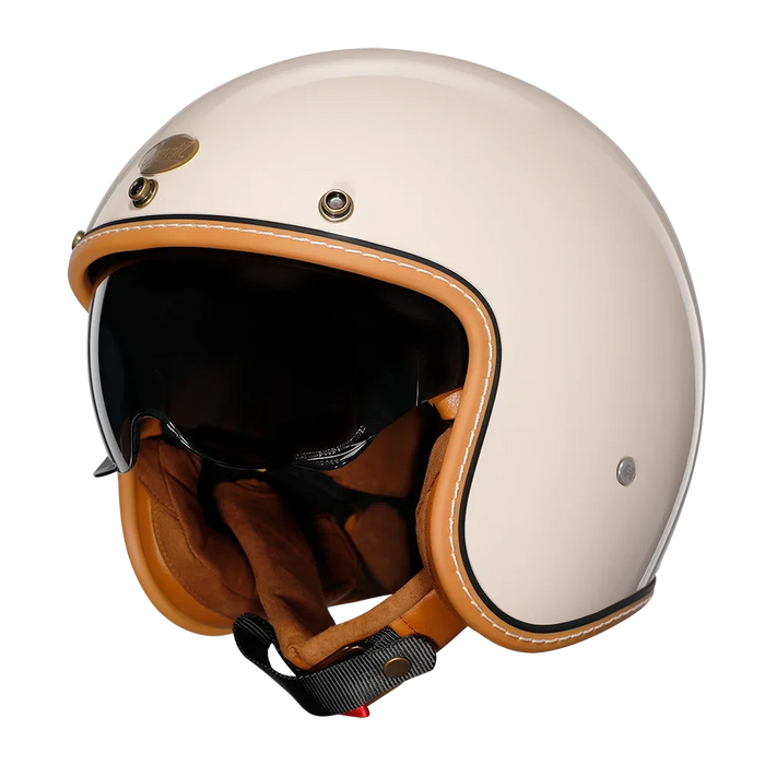 Cyril Helmets for Motorcycles Accessories 3/4 Open Face Lightweight DOT Certified Safety Retro Cascos Moto Helmet