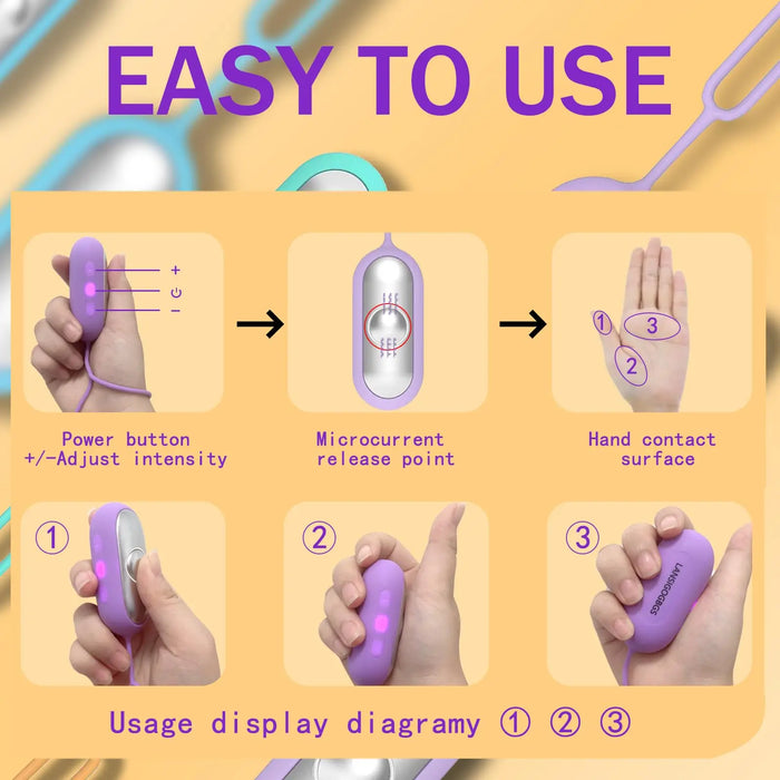 Sleep Device Compact Sleep Device Handheld Relaxation Device Massage Improved Sleeping Mood and Focus Attention Portable Device