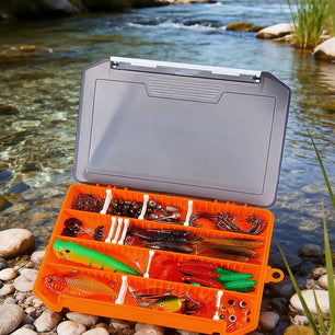 158PC Fishing Lures Set Full Kit Soft Hard Baits Metal Spoons Jigs Hooks Sinker Weight with Tackle Box Saltwater Freshwater Gear