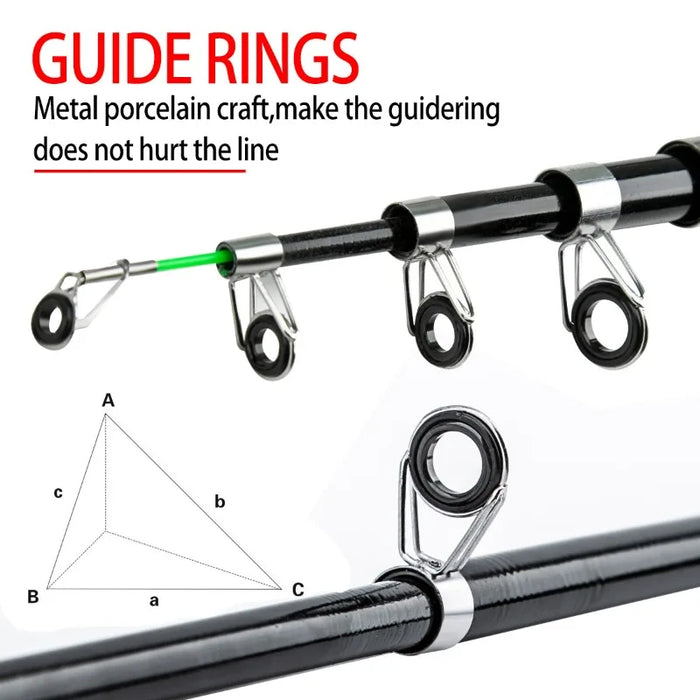 Lure Fishing Rod Set Sea Fishing with Bait Hard Bait and Soft Bait Set Fishing Gear Accessories Suitable for Beginners