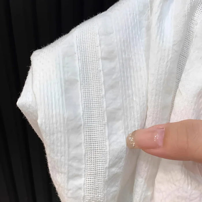 Women's Clothing French Lace Collar Lace-up Shirt for Women Gentle Style Long-sleeved Top Blouses