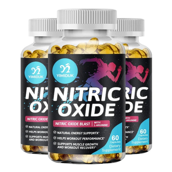 Nitric Oxide Supplement - L Arginine, Supports Muscle Growth and Workout Recovery - Helps Athletic Performance