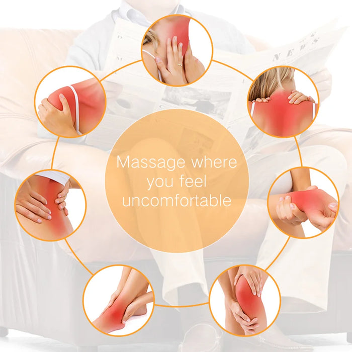 Health Care Digital Therapy Machine LCD Screen Full Body 4 Pads Slim Massager Acupuncture Body Neck Massager Electric TENS EMS