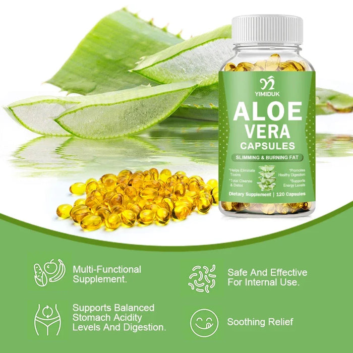 Natural Herbal Aloe Vera Supplement, for Promotes Digestive Regularity & Gut Health, Joint Comfort & Function, Gluten Free