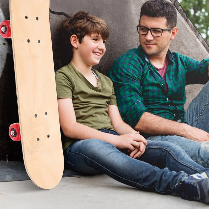 85X23 Inches Kids Blank Skateboard Diy Graffiti Wooden Outdoor Sports Trick Pvc Childrens Sports Toy Skateboard Deck