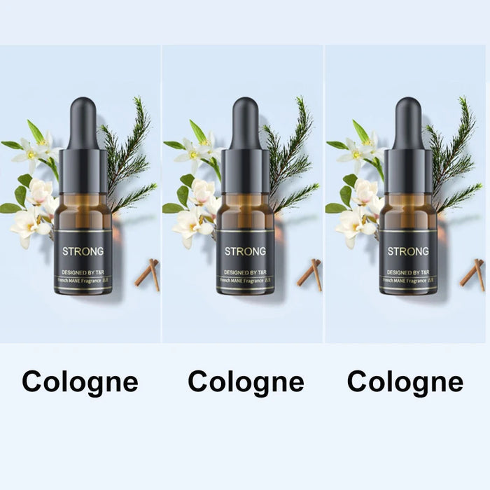 3pcs Car Air Freshener Aromatherapy Specific Essential Oil Three Fragrances  Floral Ocean Cologne