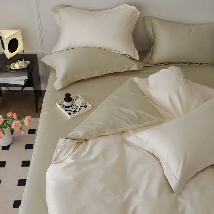 four-piece set light luxury 100s autumn and winter pure cotton bedding dormitory model choose 1.2M bed model three-piece set