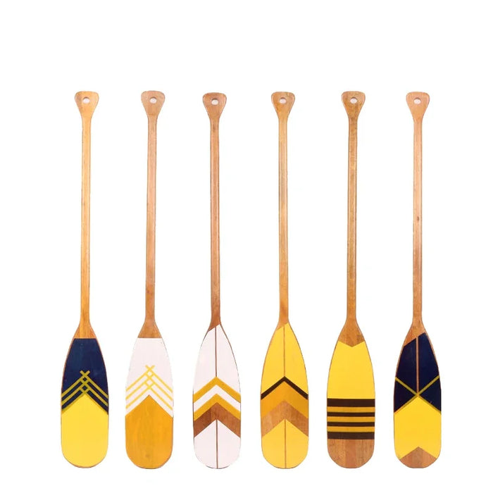 120cm  decoration wooden rowing boat oars canoe paddle