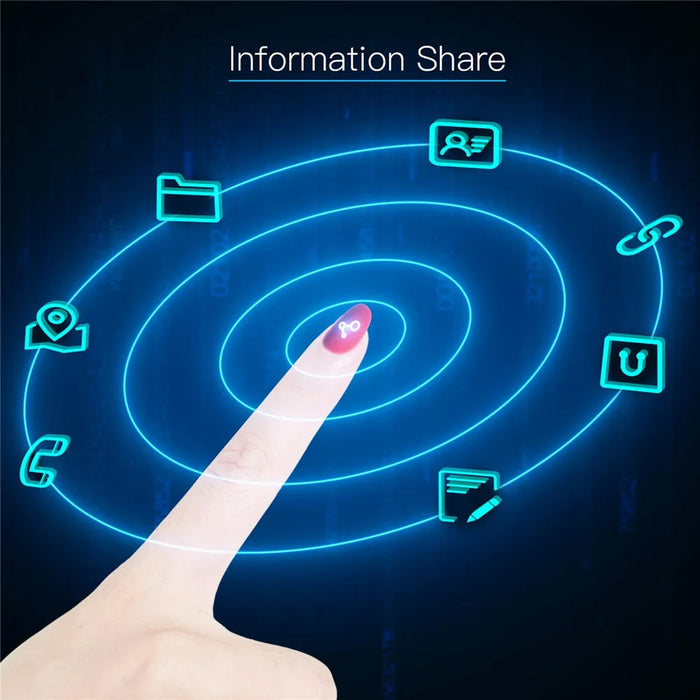 Hoot High-tech Micro Intelligent NFC Nail Ic Chip Healthcare Device Smart Nail NFC Chip Smart Wearable Gadget No Charge Required