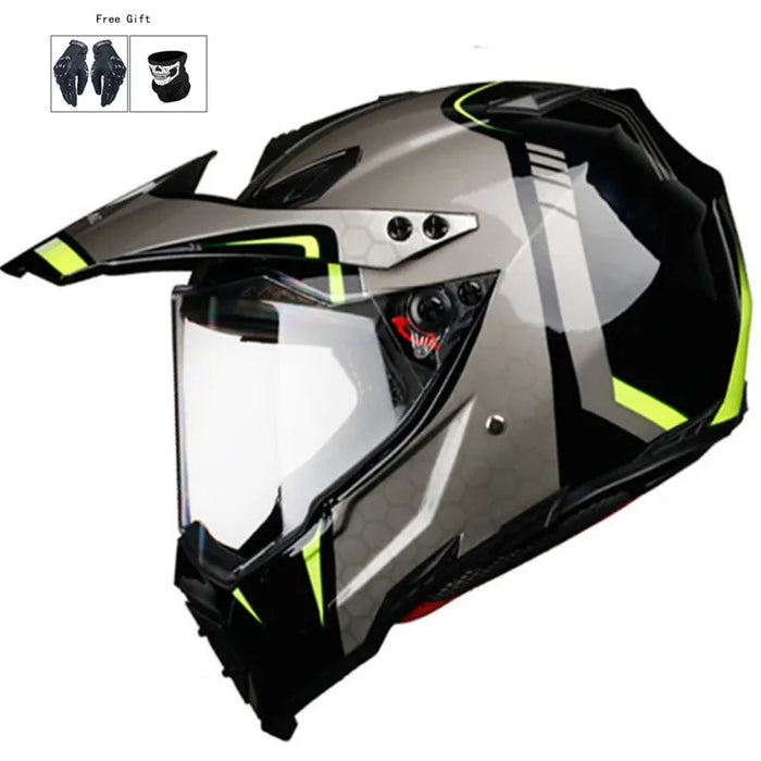 Motocross Helmet Off Road Professional Atv Cross Mtb Dh Racing Motorcycle Dirt Bike Capacete De Moto Casco White CE DOT
