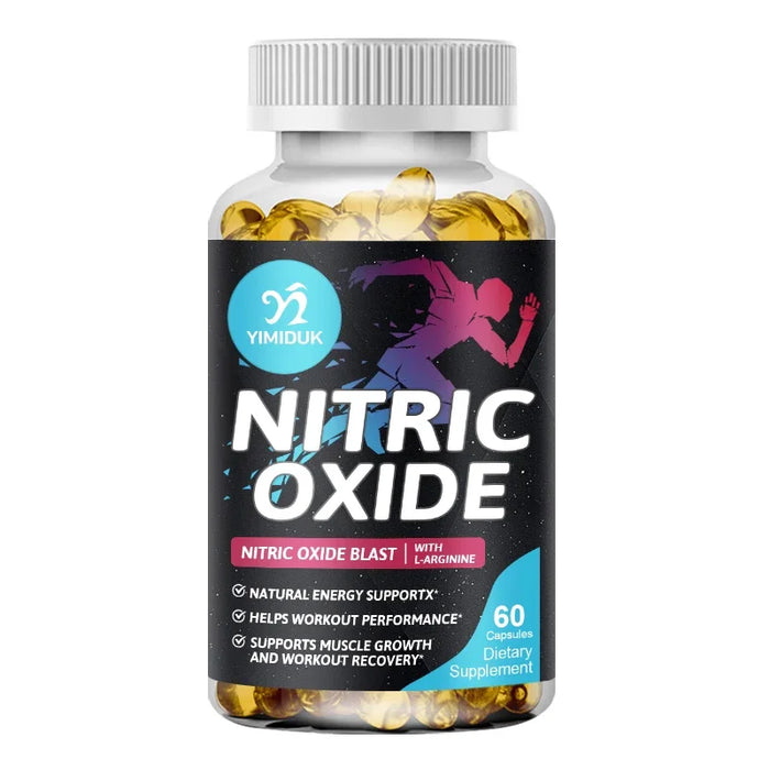 Nitric Oxide Supplement - L Arginine, Supports Muscle Growth and Workout Recovery - Helps Athletic Performance