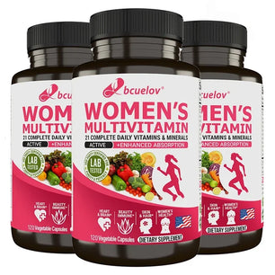 Women's Multivitamin Multimineral Supplement - Magnesium Biotin Calcium Zinc Selenium - Supports Joints Skin Nails