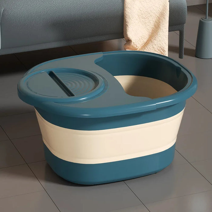Foldable Foot Bath Bucket Massage Foot Wash Basin Home Laundry Tub Bucket Children's Foot Bath Basin Portable Foot Soak foot Tub
