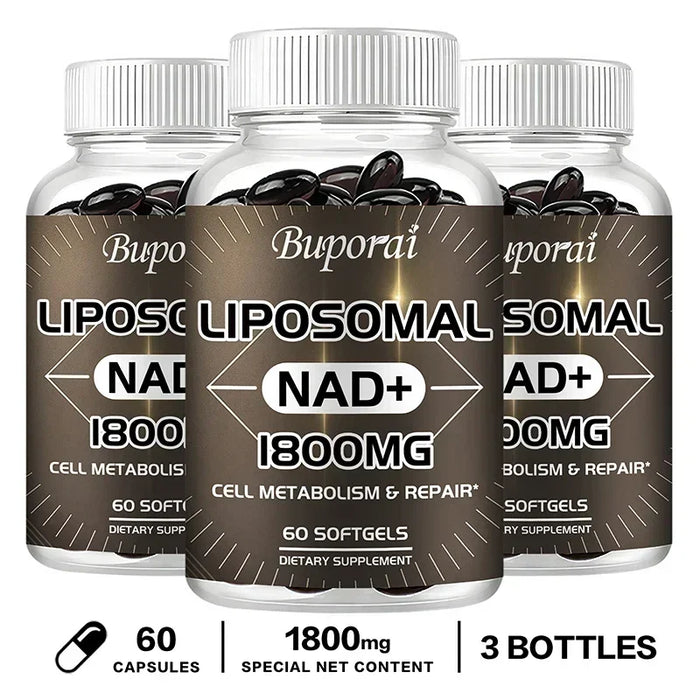 Liposomal NAD Supplement - Supports Energy and DNA Repair, Promote Heart & Brain Function Health, Stress Relief, Anti-aging