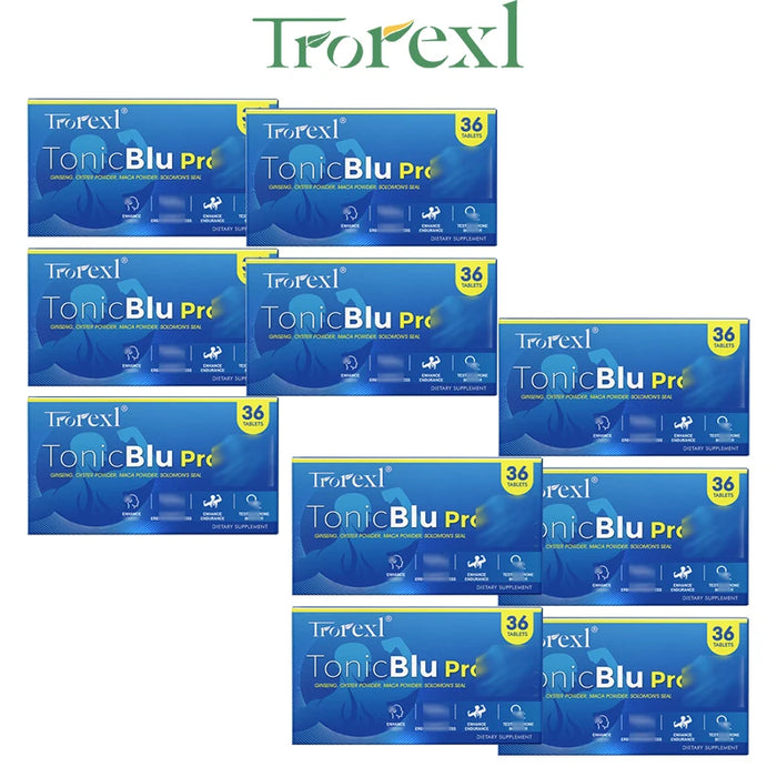 Natural Oyster & Ginseng Blue Pills Male Enhancing Supplement Support Energy & Stamina 36-360 Tablets