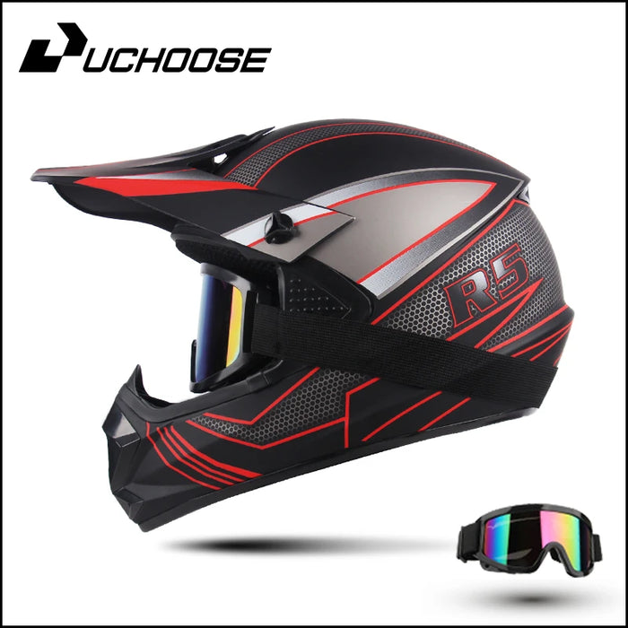 DOT Motocross Helmets  Kask Cross Downhill Soporte Casco Off Road Helmet Racing Classic Motorcycle Original Protective Glasses
