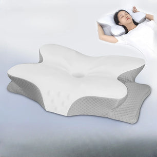 Butterfly Sleep Memory Neck Pillow Slow Rebound Comfortable Memory Foam Sleep Pillow Cervical Orthopedic Neck Massage Bed Pillow