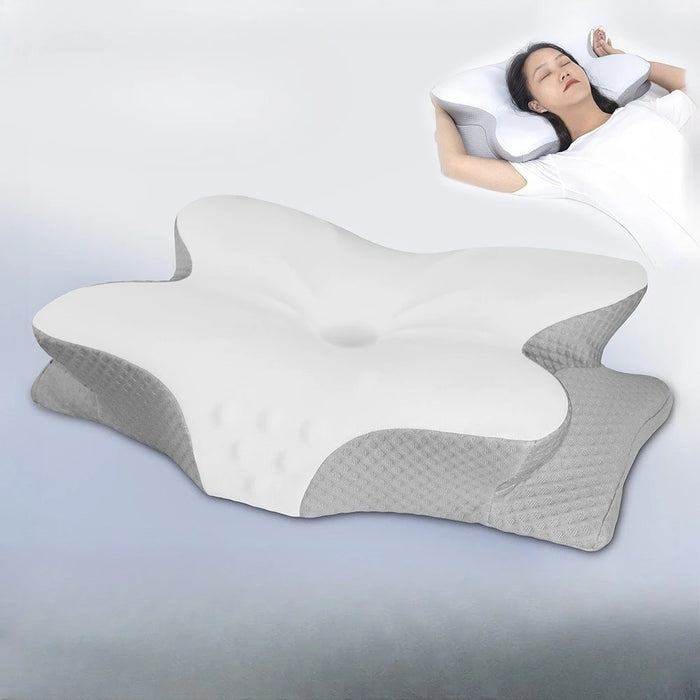 Butterfly Sleep Memory Neck Pillow Slow Rebound Comfortable Memory Foam Sleep Pillow Cervical Orthopedic Neck Massage Bed Pillow