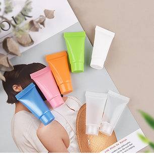 5ml Color Facial Cleanser Hand Cream Lotion Cosmetics Subpackage Hose Small Sample Bottle Portable