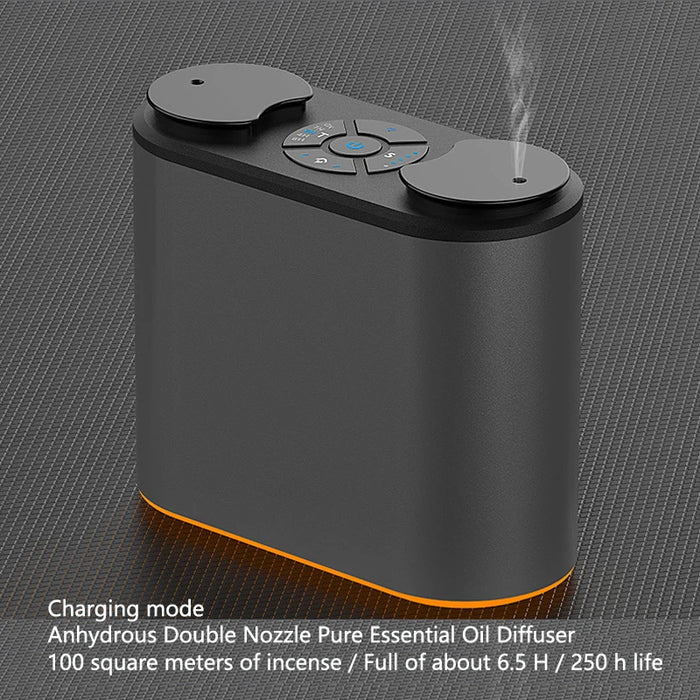 Waterless Aroma Diffuser Aromatherapy Essential Oil Diffuser USB Aluminum Scent Nebulizer Diffuser Air Humidifier For Home Hotel
