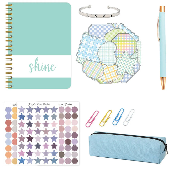 Creative Journal Set DIY Journal Set For Teen Girls Stationery Set Scrapbook And Journal Supplies Set Journal Art Craft Set
