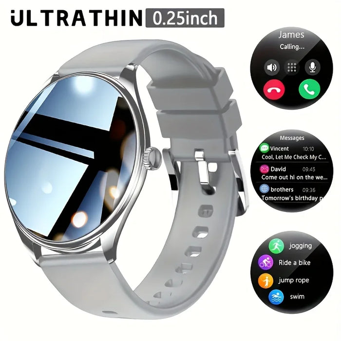 2025 New Utral Thin Women Smart Watch 1.43-inch HD AMOLED Display Bluetooth Call Multi-Sport Tracker Music Player Smart Watch