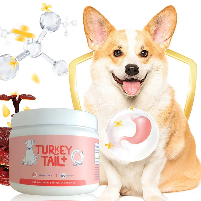 140g Dog Digestive Support Improved Digestion Supplement Natural Support Nutrition for Puppy Travel Wellness Pet Home Dogs