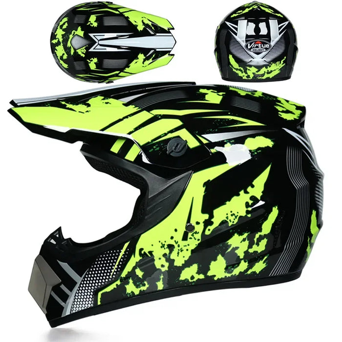 Motorcycle Helmets Racing Off-road Helmet Men Moto Bike Downhill AM DH Cross Para Moto Safety Children Man Motocross Helmet DOT