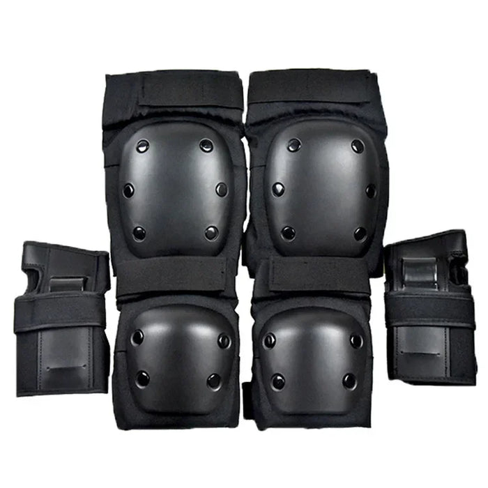 Skateboard Protective Gear Protector Set Knee Elbow Pads Longboard Adult Children Bicycle Inline Roller Skates Outdoor Sport