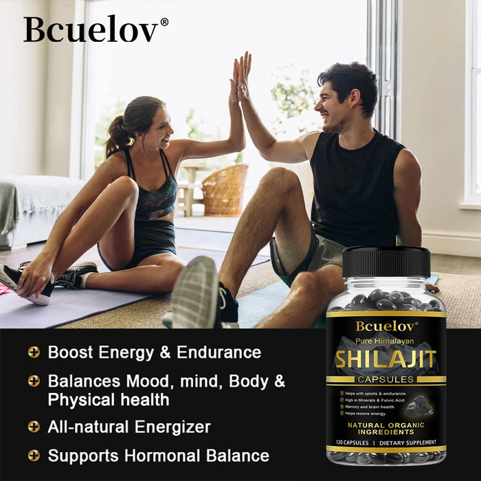 Pure Himalayan Shilajit Supplement with Minerals and Fulvic Acid To Support Performance, Endurance, Memory, and Brain Health