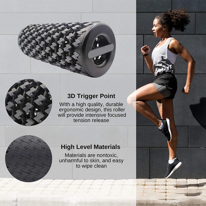 Foam Roller Equipment for Sore Muscle, Tissues Massage Rollers for Maximum Tension Relief for Deep Tissue Pain Relief
