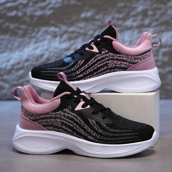 Womens Running Shoes Athletic Outdoor Gym Training Sneakers Walking Tennis Shoes Breathable Sport Fashion Sneakers for Ladies