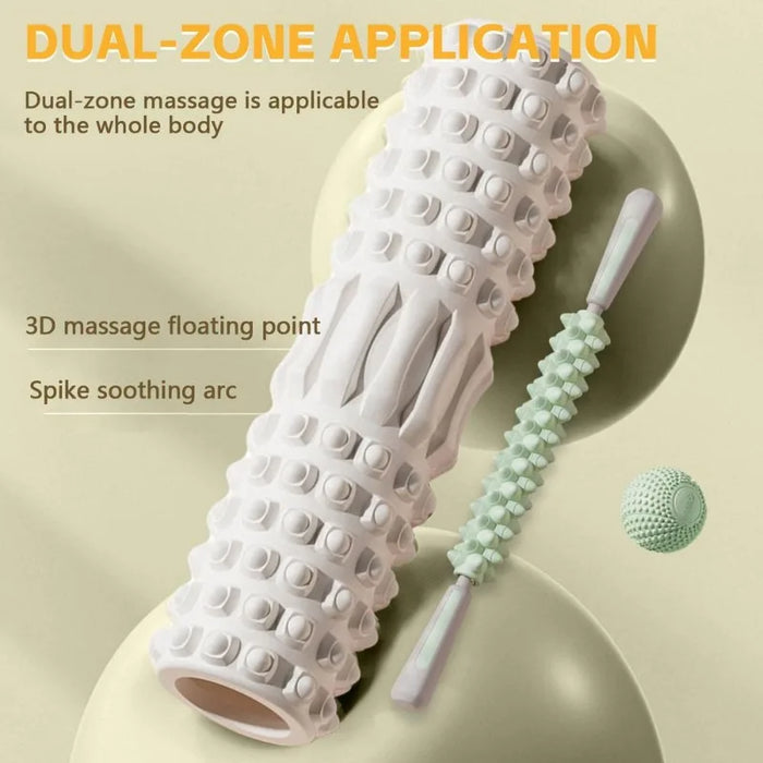Foam Muscle Massage Rollers Density Back Foam Roller Back Pain Relief Muscle Legs Arms Recovery Yoga Fitness Training Roller