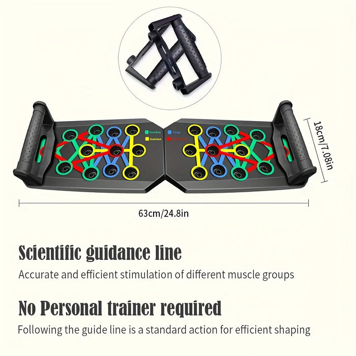 Multifunctional Home Fitness Equipment - Ergonomic Push-Up Training Boards for Chest and Shoulder Strength