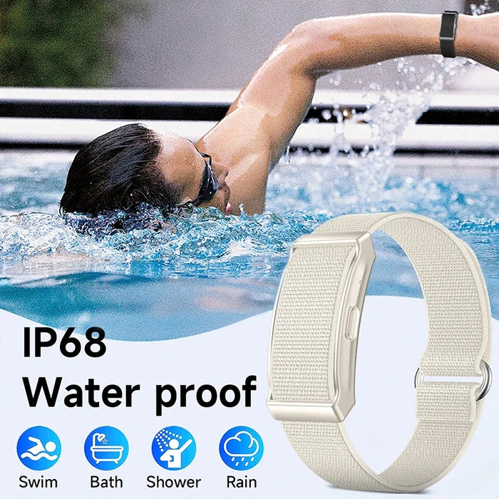 New No Screen Smart Watch HRV Sleep Monitor Pedometer Call Reminder Message Notification Smart Bracelet 100+ Sports Fitness Band