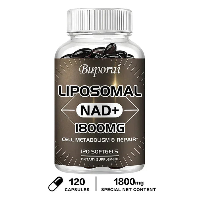 Liposomal NAD Supplement - Supports Energy and DNA Repair, Promote Heart & Brain Function Health, Stress Relief, Anti-aging