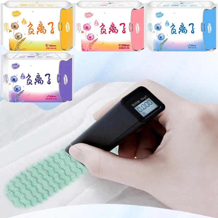 4Packs Women Sanitary Towel Daily Use Panty Liners Ladies Menstrual Pads Anion Sanitary Pads Cotton Negative ion Pads,Mixed Size