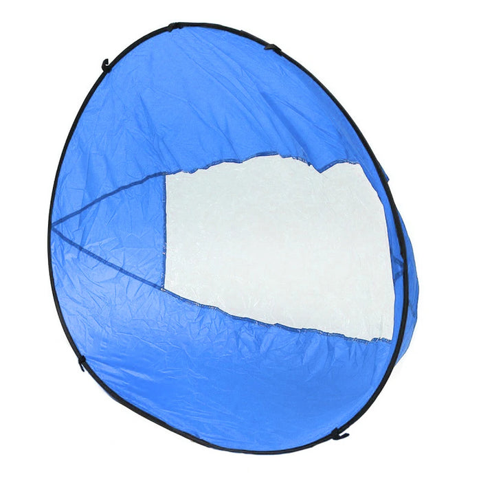 46 inch Kayak Wind Sail Folding Kayak Downwind Paddle Board Clear Window Sail Inflatable Canoe Boat Sail SUP Surfboard Accessory