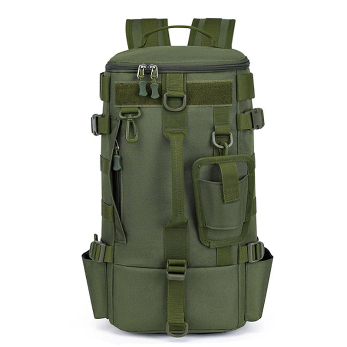 Fishing Backpack, Portable Large Capacity Fishing Gear Bag with Rod Holder, Outdoor Sports Backpack for Fishing Hiking Camping