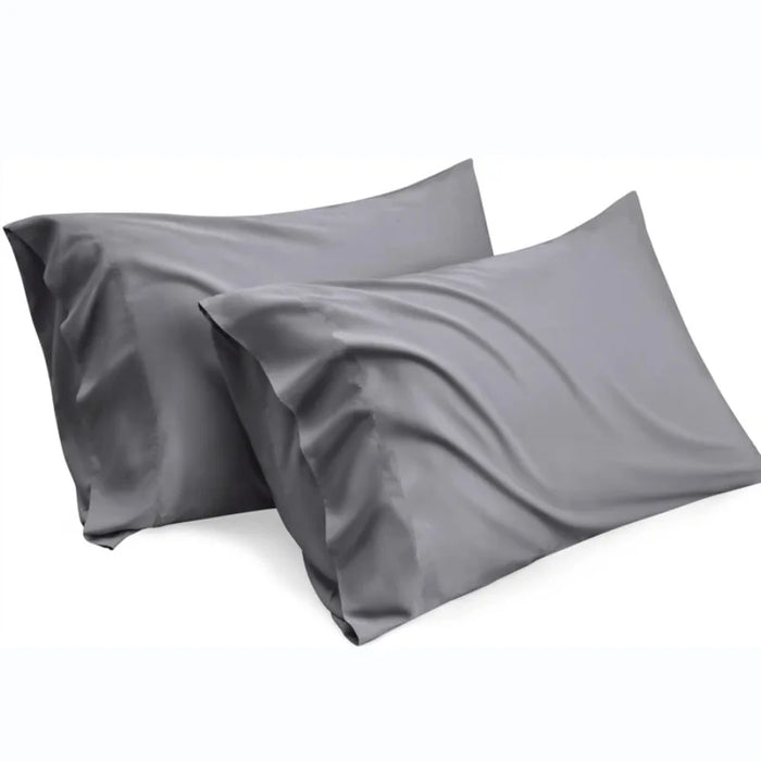 Bedsured King Size Satin Pillowcase Set of 2 - Silky Pillow Cases for Hair and Skin with Envelope Closure Gifts for Women Men