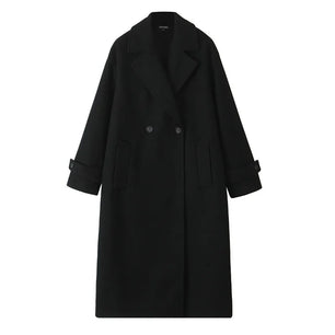 European and American Women's Clothing, New, Soft Loose Lapel Long-sleeved Coat and Coat