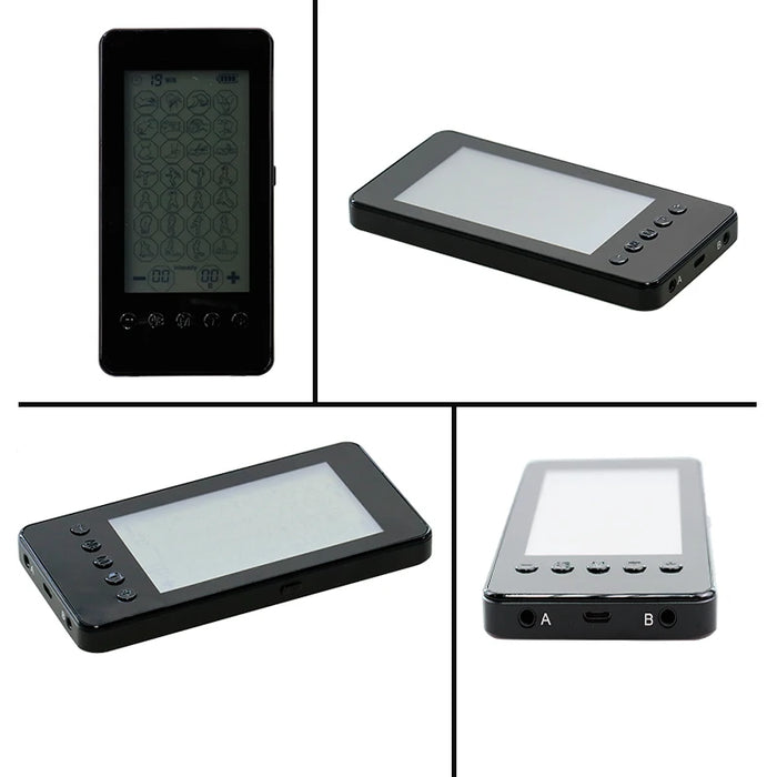 Health Smart Screen Dual-Output 28 Modes TENS/EMS Acupuncture Physiotherapy Electronic Pulse Massager Pain Relief Therapy Device