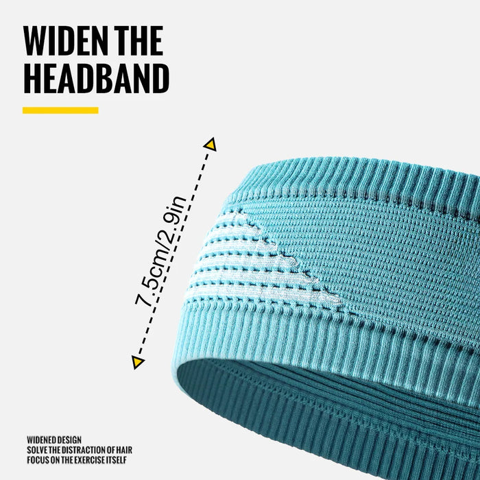 WRELS Sweatband for Men and Women Wide Sweat Band Yoga Band No-Slip Workout Headbands  Wicks Moisture Headband