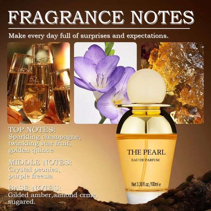 MINISO THE PEARL Women Perfume Original Luxury Floral Eau De Parfum Designer Fragrance For Woman Body Spray 100ml