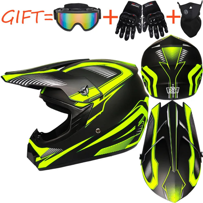 bicycle MTB motocross racing helmet motocross downhill bike helmet off-road mountain full face Helmet capacete motocross casco