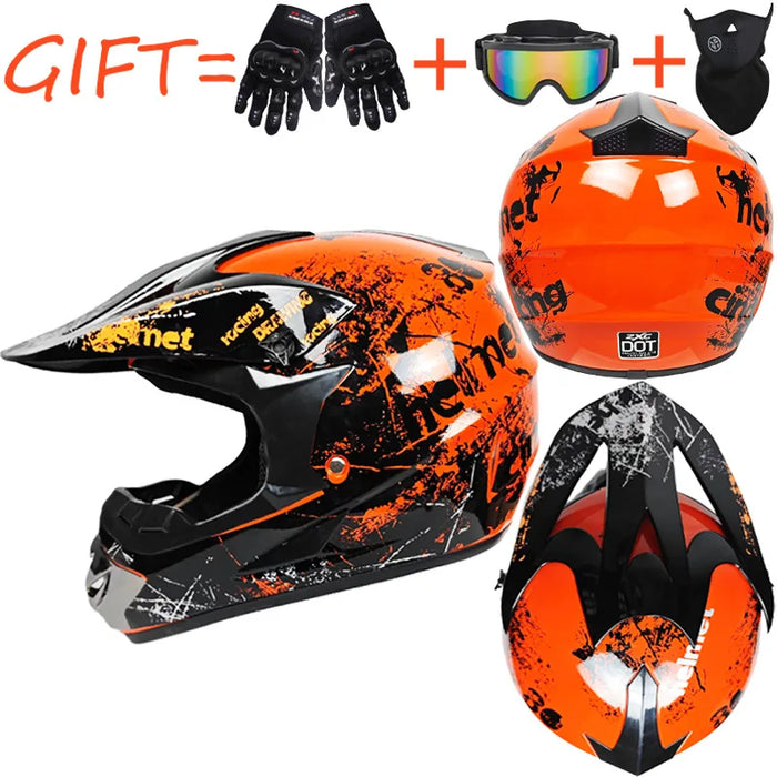 bicycle MTB motocross racing helmet motocross downhill bike helmet off-road mountain full face Helmet capacete motocross casco
