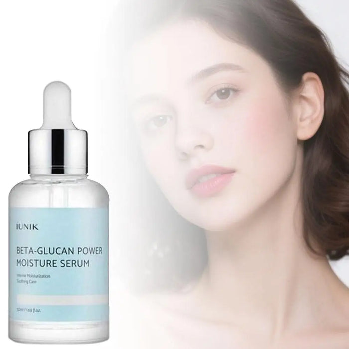 IUNIK Beta-Glucan Vegan Serum Deep Moisturizing Hydrating Firming Improves Dullness Reduces Fine Lines Gentle Skin Care