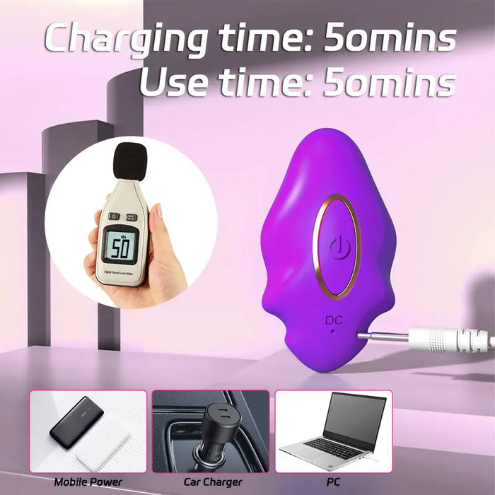 Wearable underwear vibrator with application vibrating egg, rechargeable butterfly clitoral stimulator vibrating toy for women