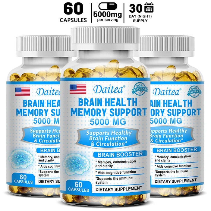 Helps to enhance memory, learning ability, improve thinking, concentration. Improves mood and supports a healthy brain.